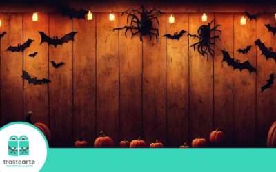 Almacenamiento extra en un trastero para los amantes de Halloween